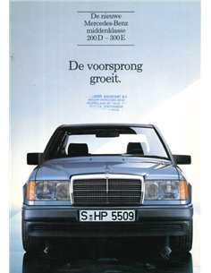 1985 MERCEDES BENZ E CLASS BROCHURE DUTCH
