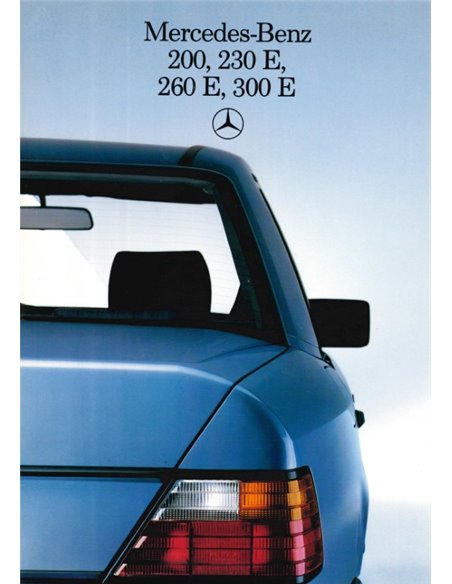 1985 MERCEDES BENZ E CLASS BROCHURE DUTCH