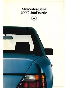 1985 MERCEDES BENZ E KLASSE PROSPEKT NIEDERLÄNDISCH