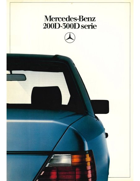 1985 MERCEDES BENZ E KLASSE PROSPEKT NIEDERLÄNDISCH