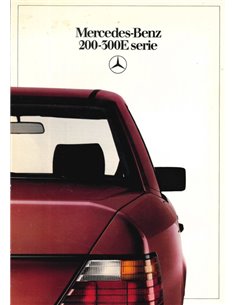 1985 MERCEDES BENZ E CLASS BROCHURE DUTCH