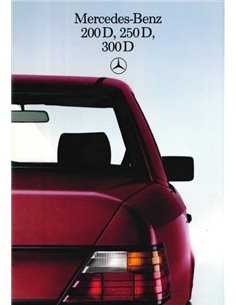 1985 MERCEDES BENZ E KLASSE DIESEL BROCHURE NEDERLANDS