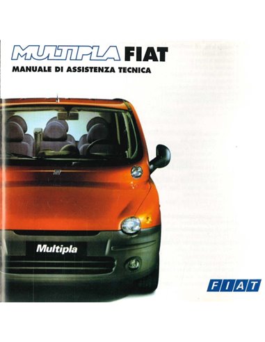 2002 FIAT MULTIPLA BENZINE DIESEL WERKPLAATSHANDBOEK CD