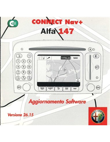 2003 ALFA ROMEO 147 CONNECT NAV WERKPLAATSHANDBOEK CD