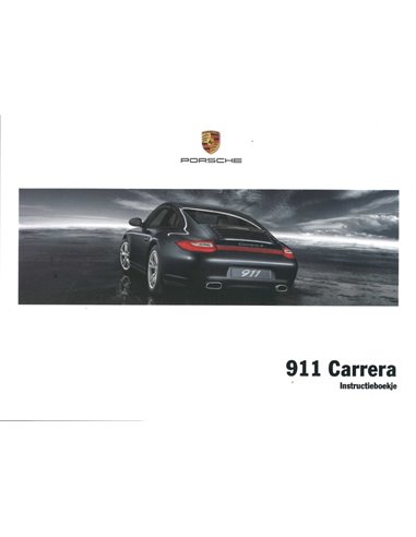 2012 PORSCHE 911 CARRERA INSTRUCTIEBOEKJE NEDERLANDS