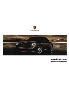 2008 PORSCHE 911 CARRERA HARDCOVER PROSPEKT NIEDERLÄNDISCH
