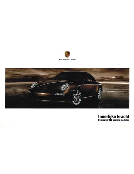 2008 PORSCHE 911 CARRERA HARDBACK BROCHURE DUTCH