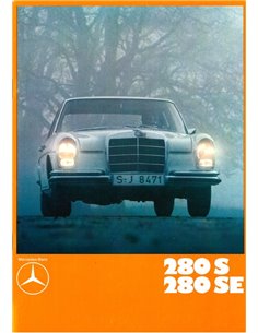 1970 MERCEDES BENZ S KLASSE PROSPEKT NIEDERLÄNDISCH