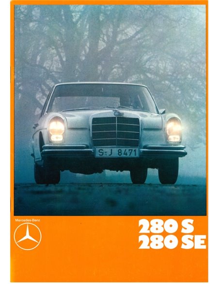 1970 MERCEDES BENZ S KLASSE PROSPEKT NIEDERLÄNDISCH