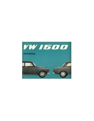 1966 VOLKSWAGEN 1500 INSTRUCTIEBOEK NEDERLANDS