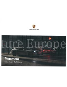 2022 PORSCHE PANAMERA | SPORT TURISMO BETRIEBSANLEITUNG DEUTSCH