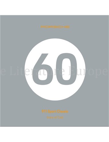 2022 PORSCHE 911 SPORT CLASSIC HARDCOVER PROSPEKT DEUTSCH