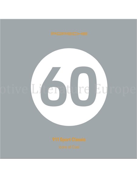 2022 PORSCHE 911 SPORT CLASSIC HARDCOVER PROSPEKT DEUTSCH