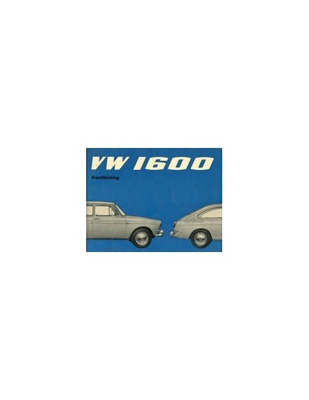 1966 VOLKSWAGEN 1600 INSTRUCTIEBOEK NEDERLANDS