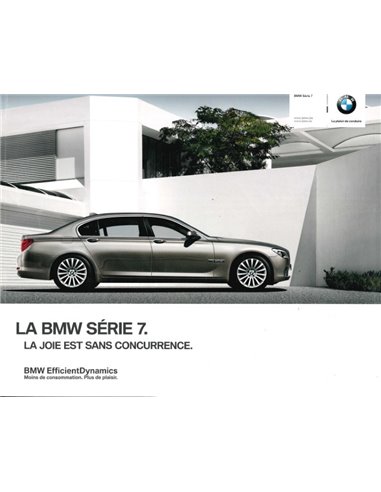 2011 BMW 7 SERIE BROCHURE FRANS