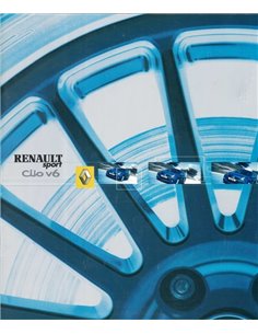 2003 RENAULT CLIO V6 BROCHURE DUITS