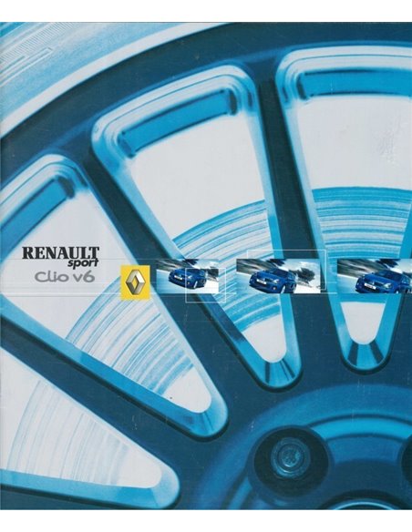 2003 RENAULT CLIO V6 BROCHURE DUITS