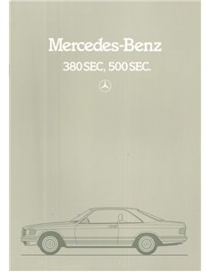 1986 MERCEDES BENZ E KLASSE PROSPEKT ENGLISCH