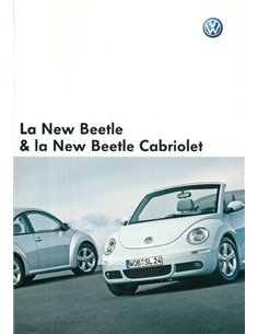 2008 VOLKSWAGEN NEW BEETLE, NEW BEETLE CABRIOLET PROSPEKT FRANZÖSISCH
