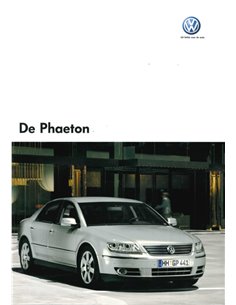 2005 VOLKSWAGEN PHAETON PROSPEKT NIEDERLANDISCH