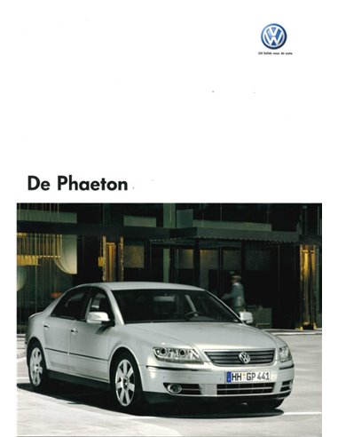 2005 VOLKSWAGEN PHAETON PROSPEKT NIEDERLANDISCH