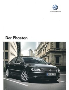 2007 VOLKSWAGEN PHAETON BROCHURE GERMAN