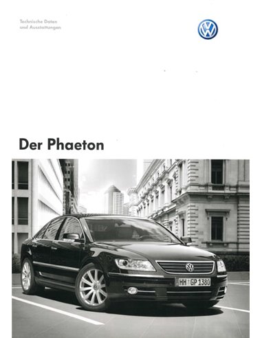 2007 VOLKSWAGEN PHAETON BROCHURE GERMAN
