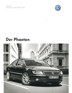 2008 VOLKSWAGEN PHAETON PROSPEKT DEUTSCH