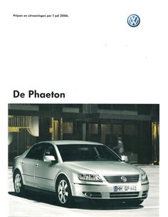 2006 VOLKSWAGEN PHAETON PROSPEKT NIEDERLANDISCH