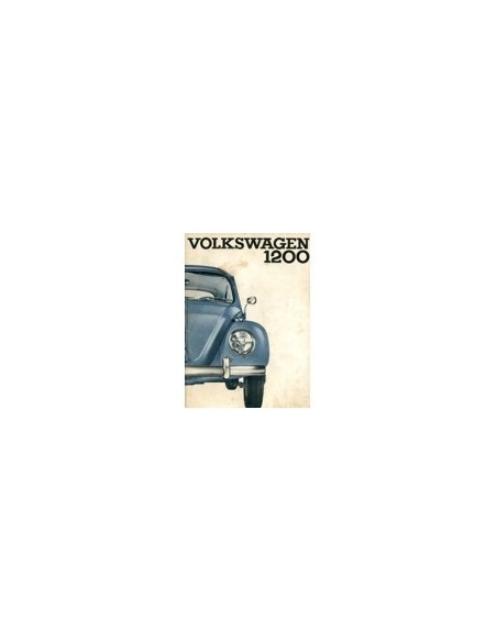 1965 VOLKSWAGEN KEVER 1200 INSTRUCTIEBOEK NEDERLANDS