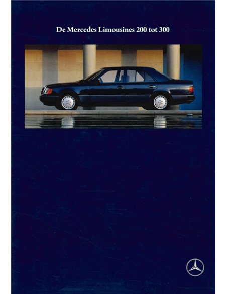 1991 MERCEDES BENZ E KLASSE SEDAN BROCHURE NEDERLANDS