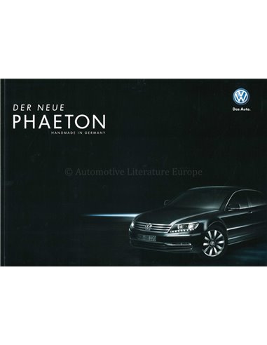 2010 VOLKSWAGEN PHAETON BROCHURE GERMAN