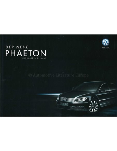 2010 VOLKSWAGEN PHAETON BROCHURE GERMAN
