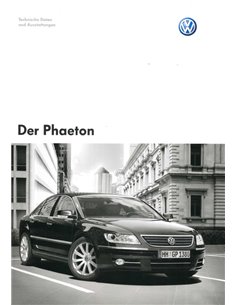 2007 VOLKSWAGEN PHAETON PROSPEKT DEUTSCH