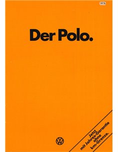 1976 VOLKSWAGEN POLO BROCHURE GERMAN