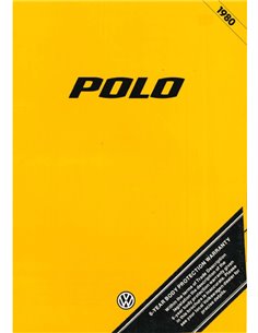 1980 VOLKSWAGEN POLO PROSPEKT Englisch