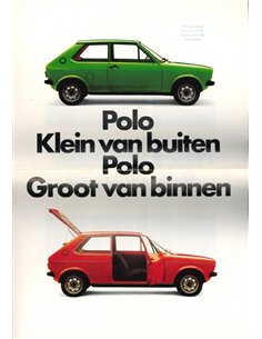 1976 VOLKSWAGEN POLO BROCHURE DUTCH