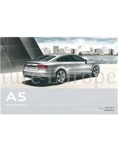 2010 AUDI A5 SPORTBACK BROCHURE FRENCH (BE)