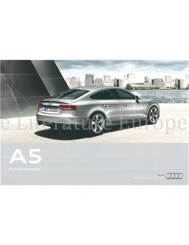 2010 AUDI A5 SPORTBACK BROCHURE FRANS 