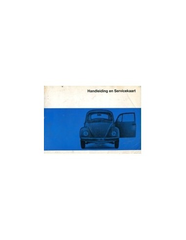 1967 VOLKSWAGEN KEVER 1200 1300 1500 INSTRUCTIEBOEK NEDERLANDS