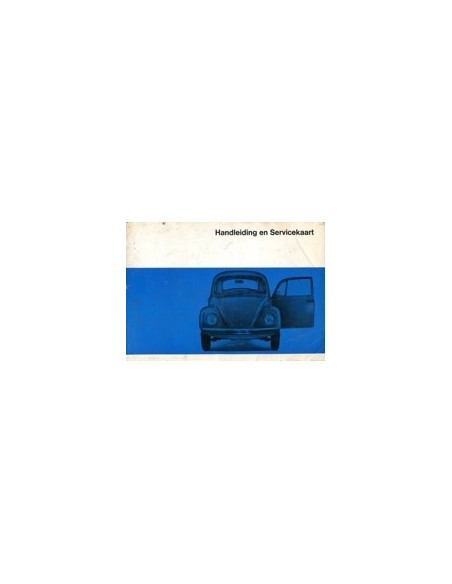 1967 VOLKSWAGEN KEVER 1200 1300 1500 INSTRUCTIEBOEK NEDERLANDS