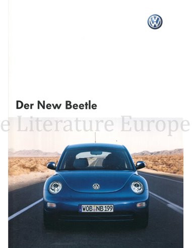 2003 VOLKSWAGEN NEW BEETLE BROCHURE GERMAN