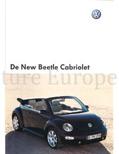 2003 VOLKSWAGEN NEW BEETLE CABRIOLET BROCHURE DUTCH