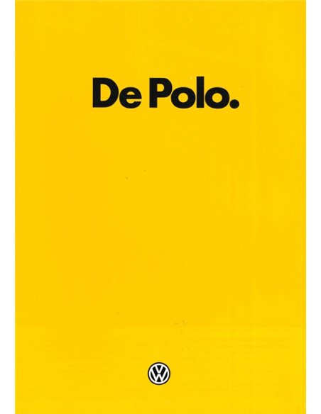 1984 VOLKSWAGEN POLO BROCHURE DUTCH