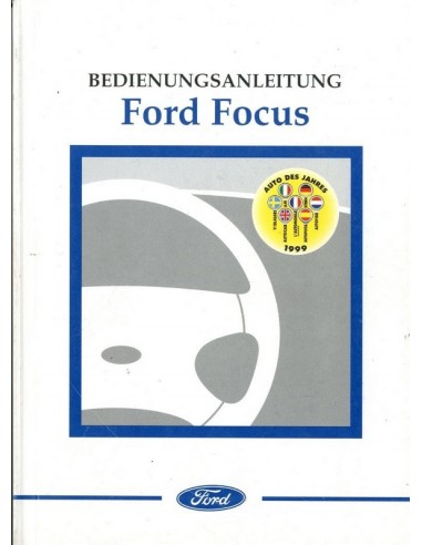 1999 FORD FOCUS INSTRUCTIEBOEKJE DUITS