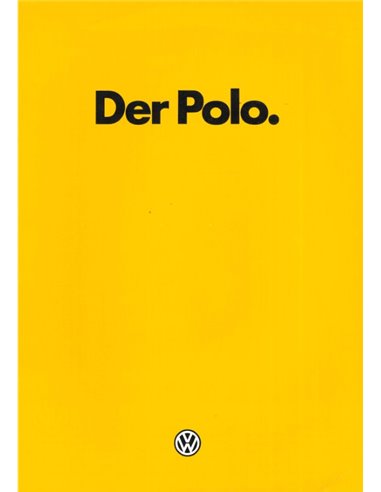 1985 VOLKSWAGEN POLO BROCHURE NEDERLANDS