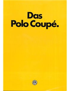 1985 VOLKSWAGEN POLO COUPÉ PROSPEKT DEUTSCH