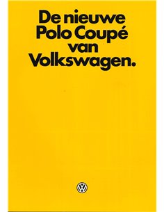 1983 VOLKSWAGEN POLO COUPÉ BROCHURE NEDERLANDS
