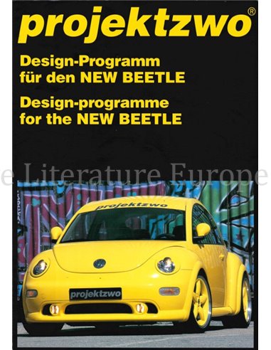 2001 VOLKSWAGEN BEETLE PROJEKTZWO BROCHURE GERMAN/ENGLISH