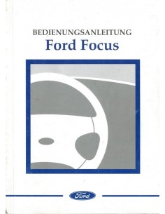 1998 FORD FOCUS INSTRUCTIEBOEKJE DUITS